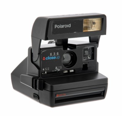купить Фотоаппарат мгновенной печати "Polaroid 636 Close Up" в оригинальной коробке с инструкцией, пластмасса, Великобритания, 1995 г.