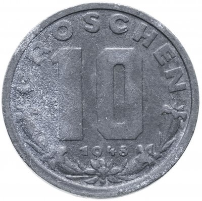 купить Австрия 10 грошей 1948