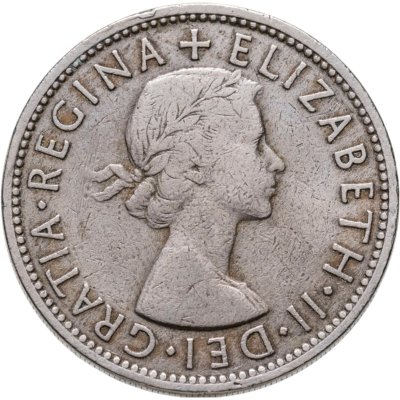 купить Великобритания 2 шиллинга (флорин, shillings) 1954