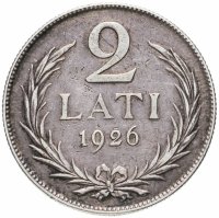 купить Латвия 2 лата (lati) 1926