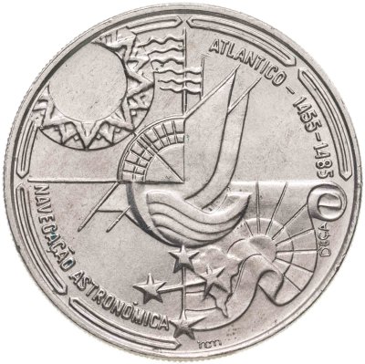 купить Португалия 100 эскудо (escudos) 1990 "Золотой век открытий - Астронавигация"