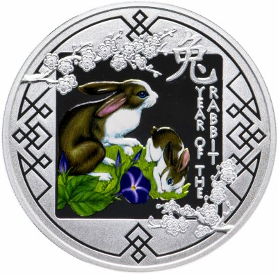 купить Руанда 500 франков 2011 "Лунный календарь - Год кролика"