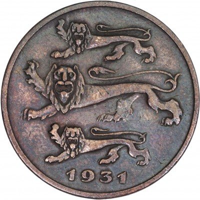 купить Эстония 5 сенти 1931