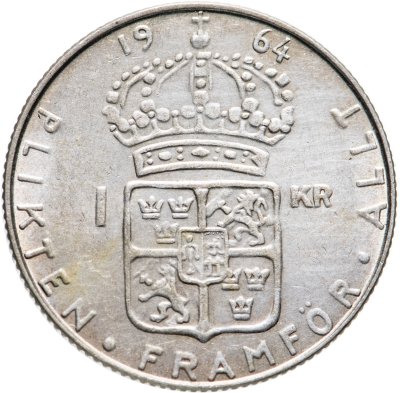 купить Швеция 1 крона 1964
