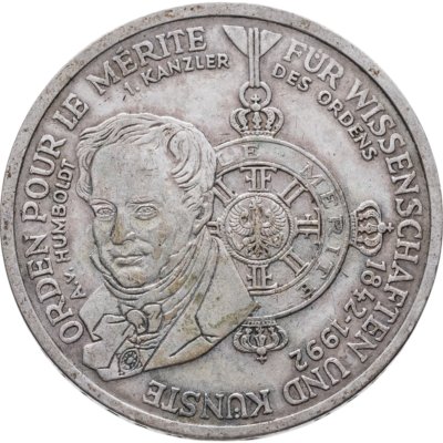 купить Германия 10 марок (deutsche mark) 1992 150 лет ордену Pour-le-Merite за заслуги в науке и искусстве