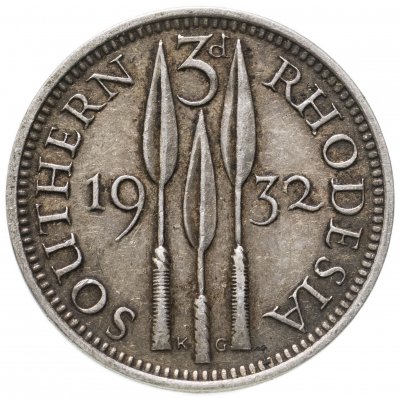 купить Южная Родезия 3 пенса (pence) 1932