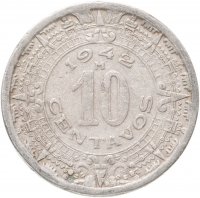 купить Мексика 10 сентаво (centavos) 1936-1942