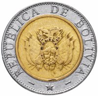 купить Боливия 5 боливиано (bolivianos) 2001-2004, случайная дата