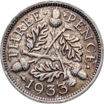 купить Великобритания 3 пенса (pence) 1927-1936, случайный год