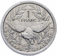 Купить Новая Каледония 1 франк (franc) 1971-2014 случайный год