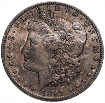купить США 1 доллар (dollar) 1897 Доллар Моргана, знак монетного двора: "O" - Новый Орлеан