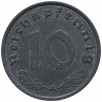 купить Третий рейх 10 рейхспфеннигов (reichspfennig) 1940 А