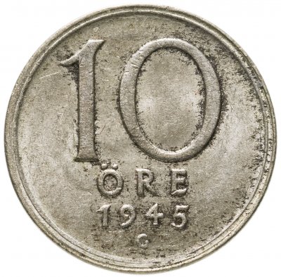 купить Швеция 10 эре (ore) 1945