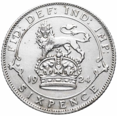 купить Великобритания 6 пенсов (pence) 1924
