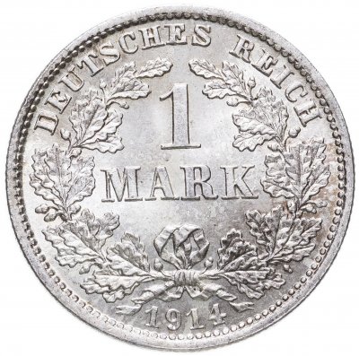 купить Германия (Германская империя) 1 марка 1914 D знак монетного двора: "D" - Мюнхен