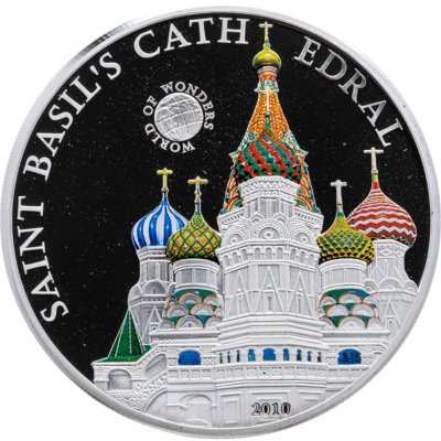 купить Палау 5 долларов 2010 "Мир чудес - Собор Василия Блаженного" с сертификатом
