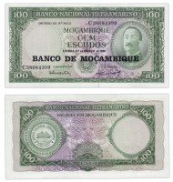 купить Мозамбик 100 эскудо 1976 (Pick 117a)