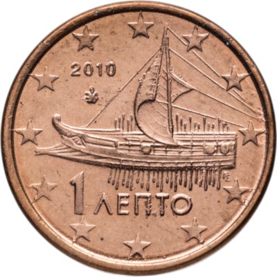 купить Греция 1 евро цент (cent) 2010