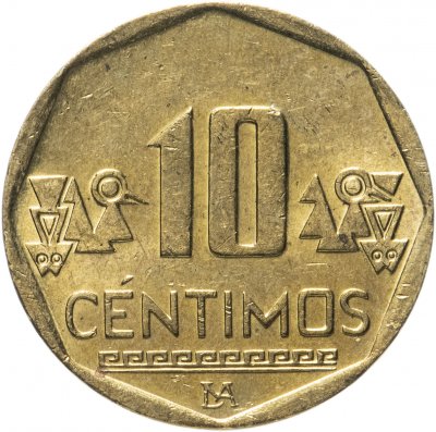 купить Перу 10 сентимо (centimos) 2001-2021, случайная дата