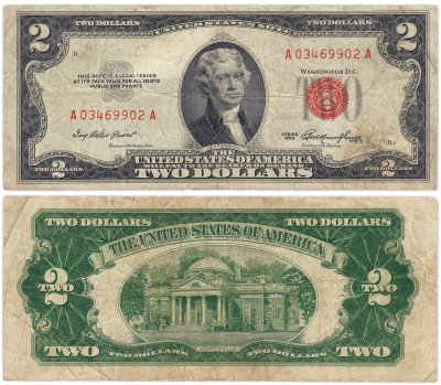купить США 2 доллара 1953 series 1953 (Pick 380)