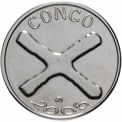 купить Республика Конго 1500 франков (francs) 2005 "Конго"