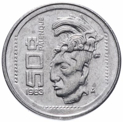 купить Мексика 50 сентаво 1983 "Культура Паленке"