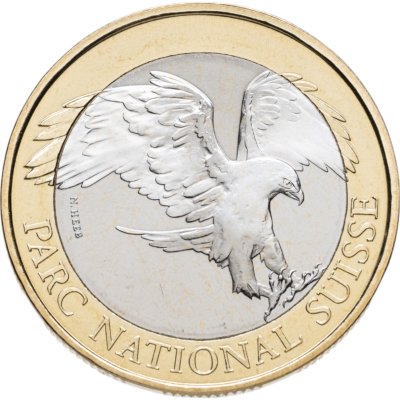 купить Швейцария 10 франков (francs) 2008 "Швейцарский национальный парк - золотой орел"