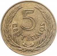 купить Уругвай 5 сентесимо (centesimos) 1960