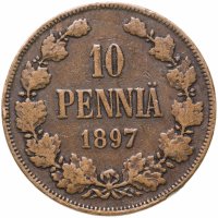 купить 10 пенни (pennia) 1897
