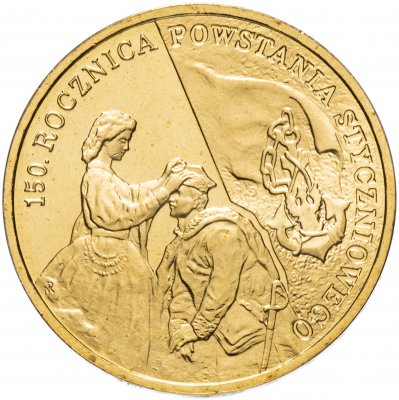 купить Польша 2 злотых 2013 "150 лет восстания 1863 года (150. rocznica Powstania Styczniowego)"