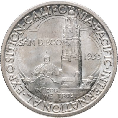 купить США 1/2 доллара 1935 "Сан Диего. Тихоокеанская международная выставка"