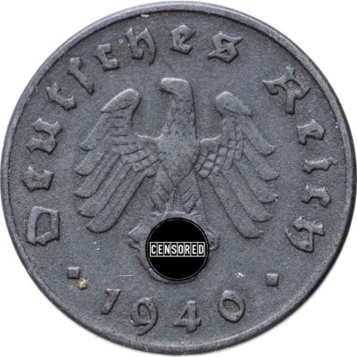 купить Германия, Третий рейх 10 рейхс пфеннигов (reichspfennig) 1940 двор D