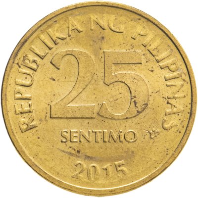 купить Филиппины 25 сентимо (centimos) 2015