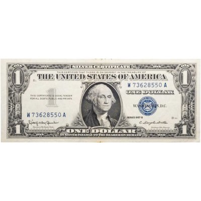 купить США 1 доллар 1957 B года (Pick 419b)