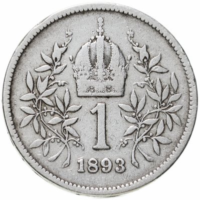 купить Австро-Венгерская Империя 1 крона 1893-1903, монета для Австрии