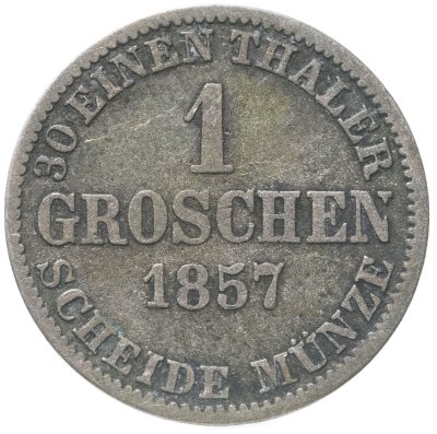 купить Германия, Брауншвейг 1 грош 1857