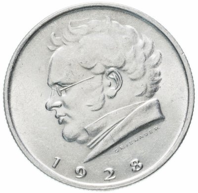 купить Австрия 2 шиллинга (shillings) 1928 "100 лет со дня смерти Франца Шуберта"