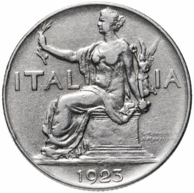 купить Италия 1 лира (lira) 1923