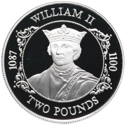 купить Гернси 2 фунта (pounds) 1988 Короли Англии - Вильгельм II