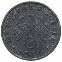 купить Третий рейх / Германия 10 рейхспфеннигов (reichspfennig) 1941
