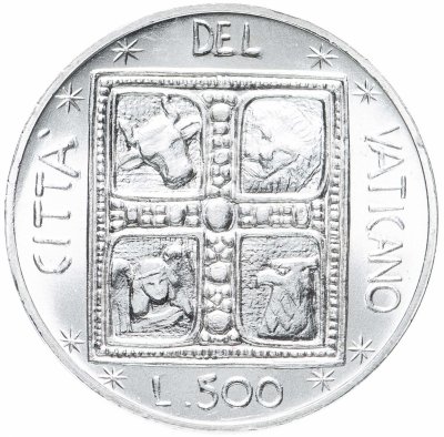 купить Ватикан 500 лир (lire) 1977