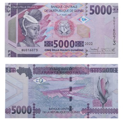 купить Гвинея - 5000 франков 2022