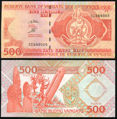 купить Вануату 500 вату (2010) (Pick 5c)