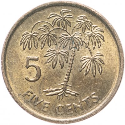 купить Сейшелы 5 центов (cents) 2007-2012, случайная дата