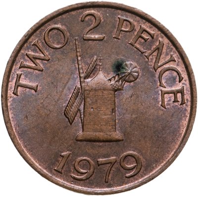 купить Гернси 2 пенса (pence) 1979