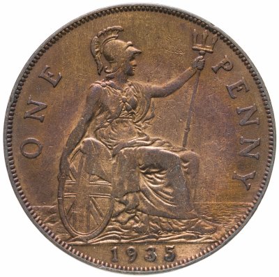 купить Великобритания 1 пенни (penny) 1935