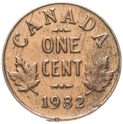 купить Канада 1 цент (cent) 1932, Георг V
