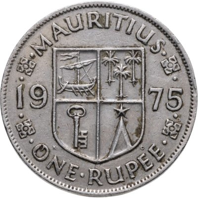 купить Маврикий 1 рупия (rupee) 1975
