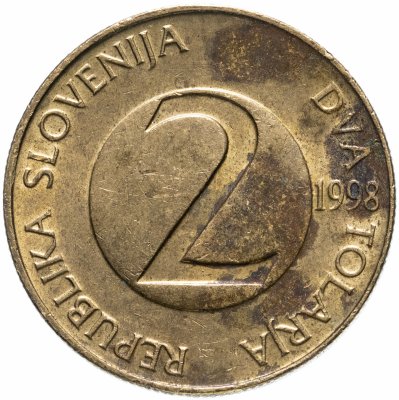 купить Словения 2 толара (tolarja) 1992-2004, случайная дата