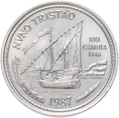 купить Португалия 100 эскудо (escudos) 1987 Золотой век открытий - Нуну Триштан